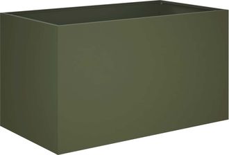vidaXL Macetero De Jard&iacute;n Verde Oliva 100 X 50 X 50 Cm Vidaxl