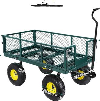 OEM Carro Utilitario, Capacidad De 408 Kg, Dise&ntilde;o Convertible 2 En 1, Color Verde
