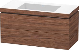 Duravit Duravit - Mueble De Ba&ntilde;o L-cube Wt Vero Air 500x1000x480mm Sin Orificio Para Grifer&iacute;a Nogal Oscuro