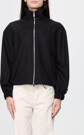 Pinko Bomber relaxed fit in misto lana con collo alto e chiusura a zip