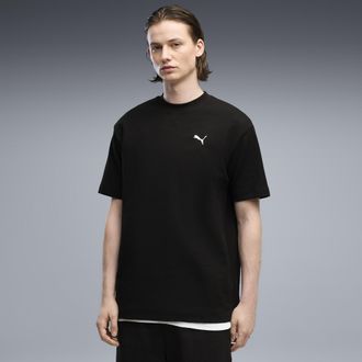 Puma T-shirt Essentials Elevated dal taglio morbido da uomo, Accessori, Nero, XXL