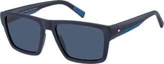 Tommy Hilfiger TH 2324/S PJP/KU Mens Sunglasses Blue Size 56