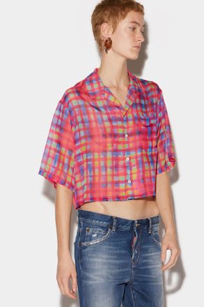 Dsquared2 Dsquared&sup2; Fibres Pattern Womens Shirt