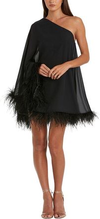 Mac Duggal One Shoulder Trapeze Mini Dress