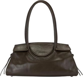 Staud Staud, Tassen, Dames, Bruin, ONE Size, Leer, Maude Schoudertas