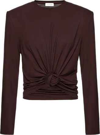 Magda Butrym Twist Long Sleeves Top