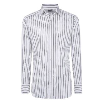 Tom Ford Camisa Popepline de Rayas Slim Fit - Shirts - Hombre - Multicolor - M