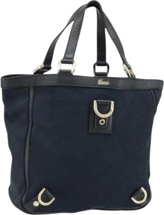 Gucci Pre-owned Handbags, female, Black, Size: ONE SIZE Pre-owned Vintage Hand Bag