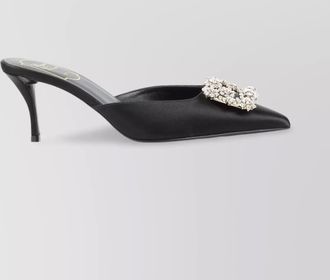 Roger Vivier flower strass 65 mules