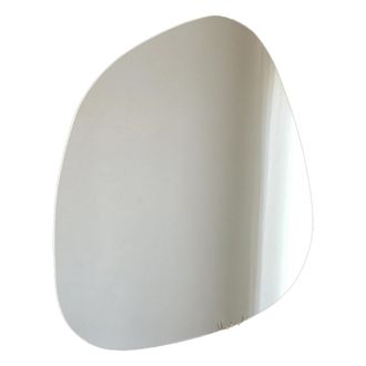 Dmora Espejo Valbrona, Forma Ovalada, Tipo Mural, Estructura Transparente, 85x67h Cm Blanco