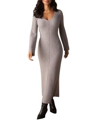 The Normal Brand Collins Knit Wool-Blend Maxi Dress