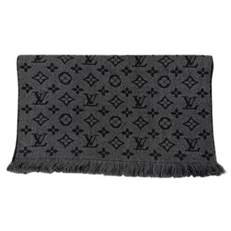 Louis Vuitton Pre-owned Stole - Heren - Pre-owned - Grijs - Maat: ONE Size Wol