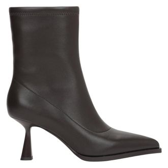 Estro & Luminara Heeled Boots, female, Brown, Size: 10 US Funnel Heel Ankle Boots