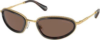 Swarovski SK7004 400473 Womens Sunglasses Tortoiseshell Size 55