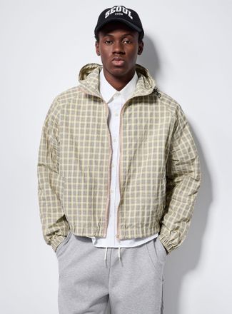 Le 31 Mens Check hooded jacket Imported from Seoul