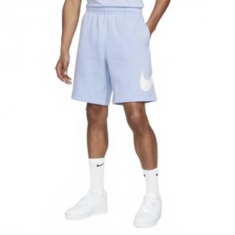 Nike Sportswear Club Graphic Shorts In Pale Lavender