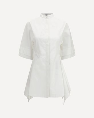 Alaia Panelled Poplin Dress Female 40