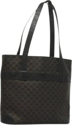 Celine Pre-owned Vintage Handtas - Dames - Vintage Shopper - Zwart - ONE Size - Leer - Vintage