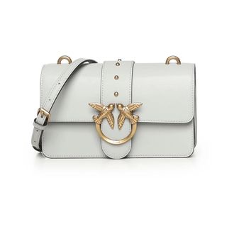 Pinko Cross Body Bags, female, White, Size: ONE SIZE Love One Small Shoulder Bag