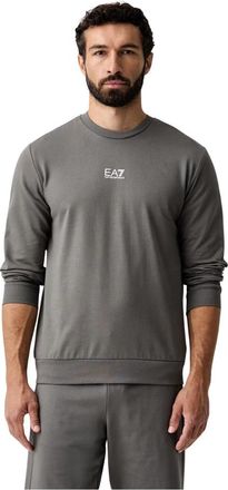 Emporio Armani 8Npm 30 Crewneck Sweatshirt - Heren - Sweatshirts - Grijs - XL - Katoen - Hoodies & sweatvesten