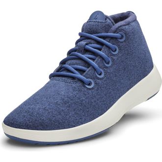 Allbirds Mizzle Wool Runner Water Repellent Sneaker in Hazy Indigo/Natural White at Nordstrom Rack, Size 10