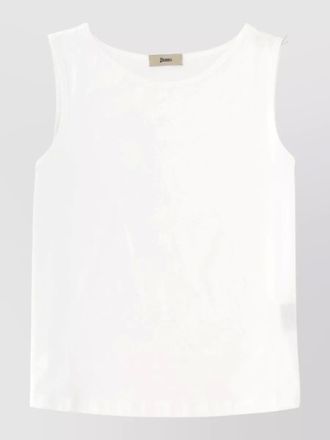 Herno boat neck cotton top