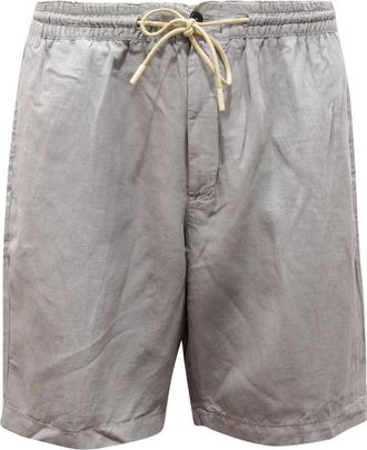 PT01 Bermuda Shorts van Linnenmix - Heren - Korte Broeken - Grijs - XL - Linnen - Korte Broeken