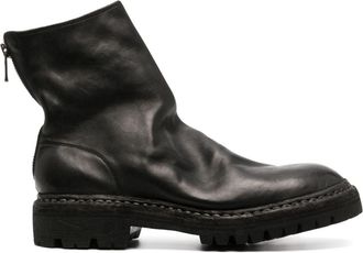 Guidi 45mm leather ankle boots - unisex - Rubber/Horse Leather/Horse Leather - 45.5 - Black