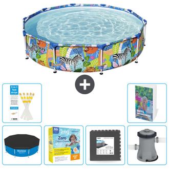 Bestway Piscina Bestway Steel Pro Redonda - Selva - 305x66 Cm - 7-piezas S85