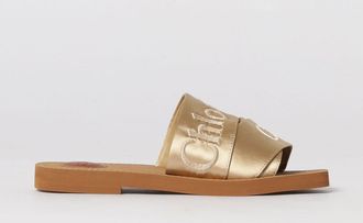 Chlo&eacute; Mules Woody Chlo&eacute; in raso con logo ricamato