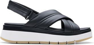 Clarks Tuscan Cross in Black Leather