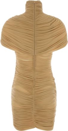 Magda Butrym Ruched Jersey Dress - Beige