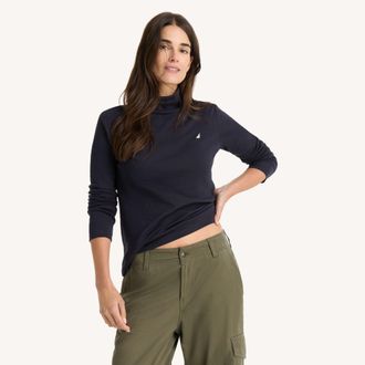 Nautica Womens Turtleneck Sweater