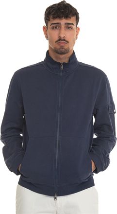 Woolrich Felpa zip EXTRA LIGHT FULL-ZIP TRACK Blu Woolrich Uomo