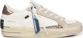 Crime London Leren Sneakers met Metalen Details - Dames - Sneakers - Veelkleurig - 36 EU - Leer - Schoenen