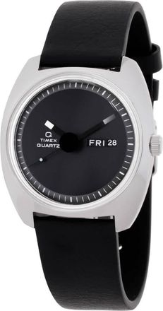 Timex Q 1975 Enigma Quartz Black Dial Watch TW2Y34500