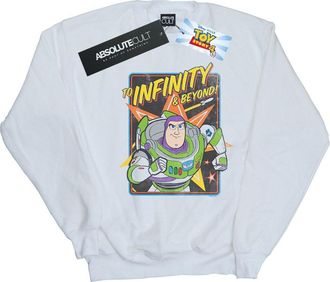 Disney Heren Toy Story 4 Buzz To Infinity Sweatshirt (Wit)