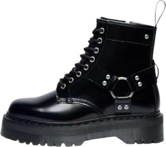 Dr. Martens 1460 Quad Harness Platform Boots Black 42718001