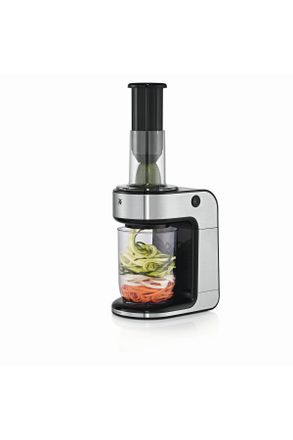 WMF Spiralschneider, Schwarz, Silberfarben, Metall, Kunststoff, 32.6x17.5x22.5 cm, K&uuml;chenzubeh&ouml;r, K&uuml;chenhelfer, Obstschneier & Gem&uuml;seschneider