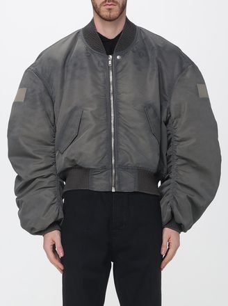 Rick Owens Oversized Water-Repellent Padded Nylon Bomber Jacket with Zip Closure