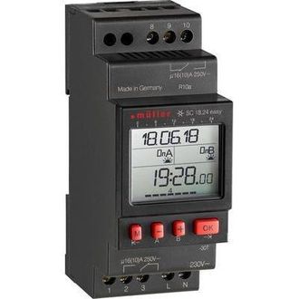OEM Muller Sc 18.24 Easy Programador Horario Negro