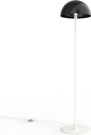 Lumicom Cassis Piantana, 1XE27, max 42W, metallo, matt black/traffic white, D40cm H160cm - Lumicom