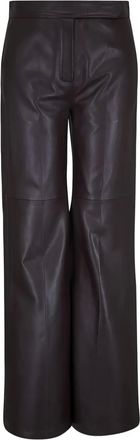 Dorothee Schumacher Pantaloni in pelle - Marrone