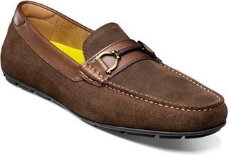 Florsheim Motor Moc Toe Bit Driving Loafer - Multiple Widths Available in Brown Suede at Nordstrom, Size 11.5