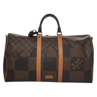 Louis Vuitton Tweedehands Canvas Louis Vuitton tassen - Dames - Pre-owned - Bruin - Maat: ONE Size