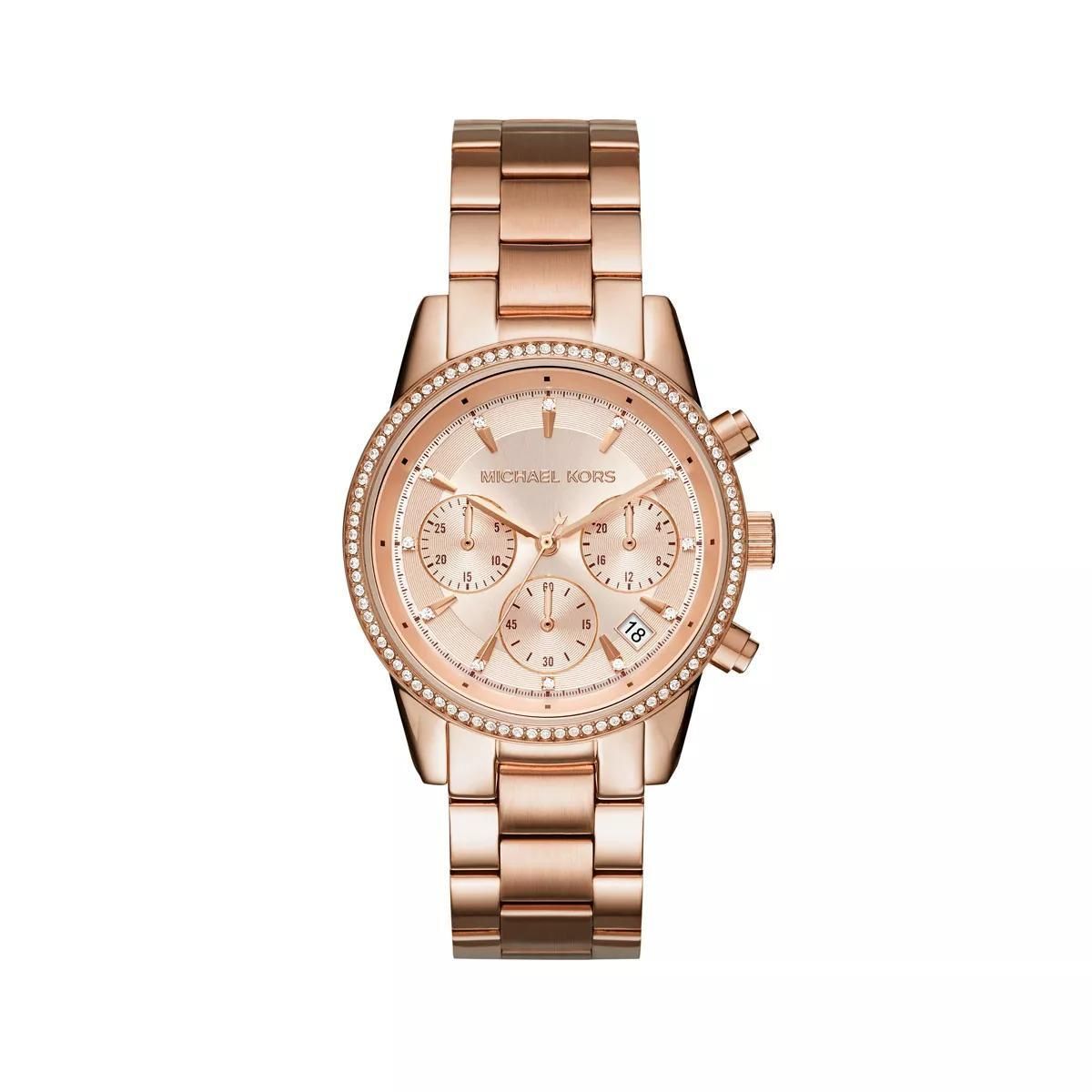 Kors Darci Michael Kors Uhr Rosegold Blaues Zifferblatt Kors