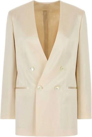 Alberta Ferretti Alberta Ferretti, Blazers, female, Beige, Size: S Blazers