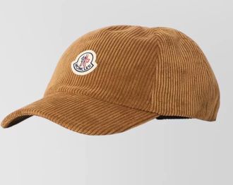 Moncler corduroy baseball cap