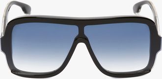 Victoria Beckham Layered Mask Sunglasses In Black Gradient - ONE SIZE - Womens