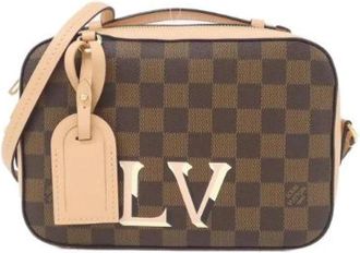 Louis Vuitton Pre-owned Canvas Cross Body Bag - Dames - Vintage Schoudertas - Bruin - ONE Size - Vintage